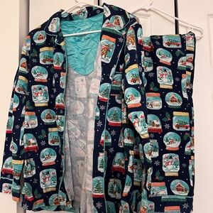 Nick & Nora flannel pajama set